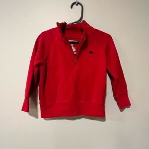 Old Navy Red Quarter-Zip Sweatshirt